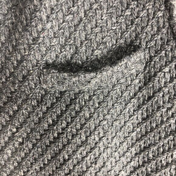 POL Wool Polyester Lined Long Vest Gray Womens Size Small - Picture 10 of 11